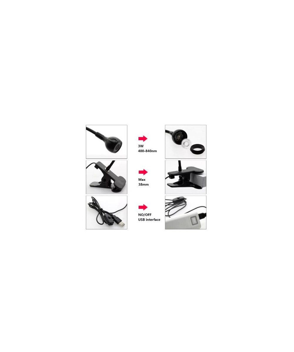 Lampara de Curado LED UV 3W