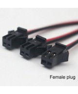 Terminales JST Hembra - Macho 2-3 Pines (2 pares) 24AWG