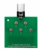 Placa de pruebas para puerto de celular MICRO USB / USB-C / LIGHTNING
