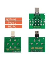 Placa de pruebas para puerto de celular MICRO USB / USB-C / LIGHTNING