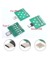 Placa de pruebas para puerto de celular MICRO USB / USB-C / LIGHTNING