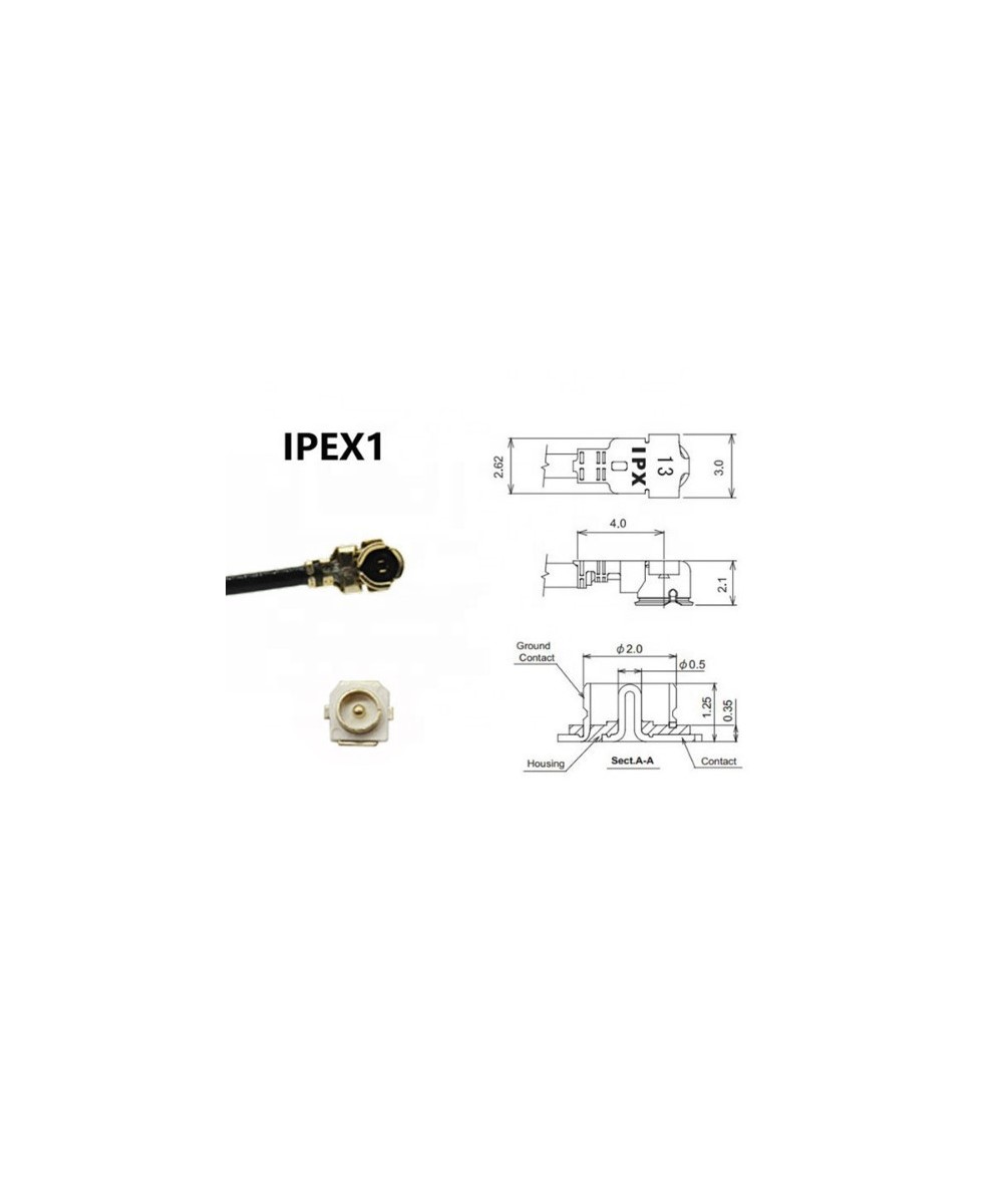Antena PCB 3dBi GSM conector IPEX