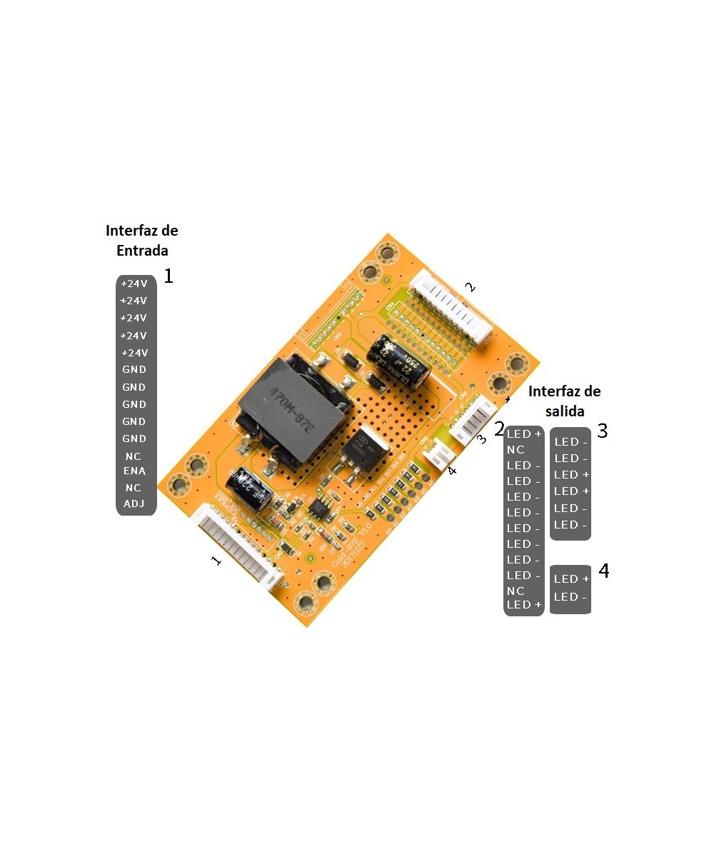 Controlador de Retroiluminacion para TV LCD/LED 26-55" Gold-97Es