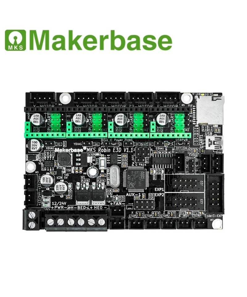 Tarjeta Madre Makerbase MKS Robin E3D V1.1 para impresora 3D