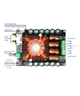 Tarjeta Amplificadora de Audio TDA7498E 160W x 2 Clase D
