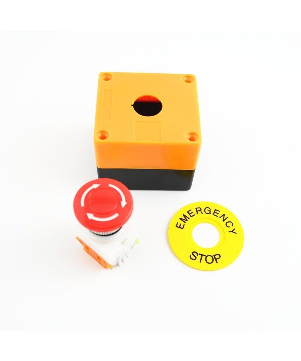 boton tipo hongo parada de emergencia