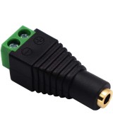 Conector de Audio 3.5mm a Terminal con 2 Tornillos