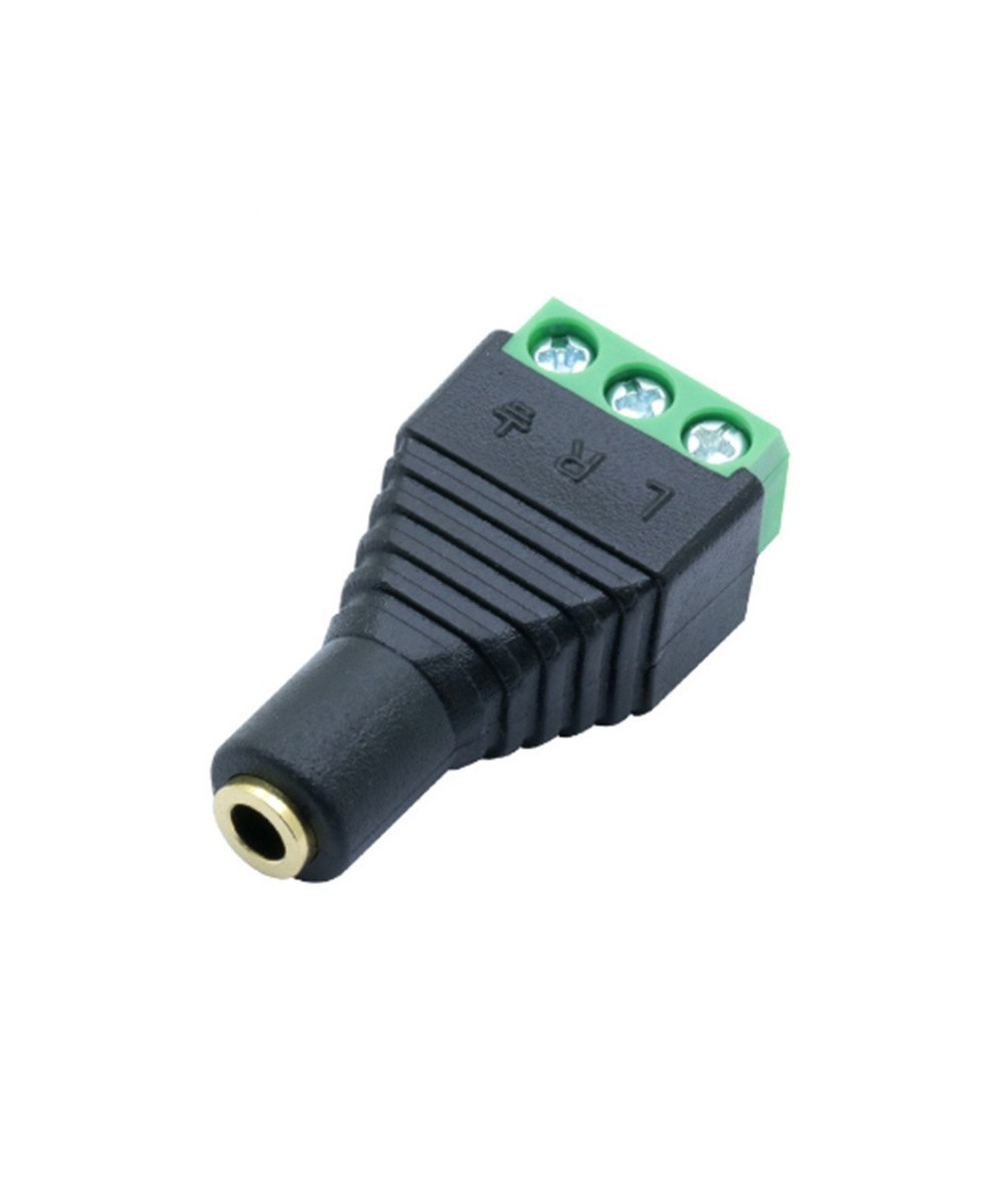 Conector de Audio 3.5mm a Terminal con 3 Tornillos