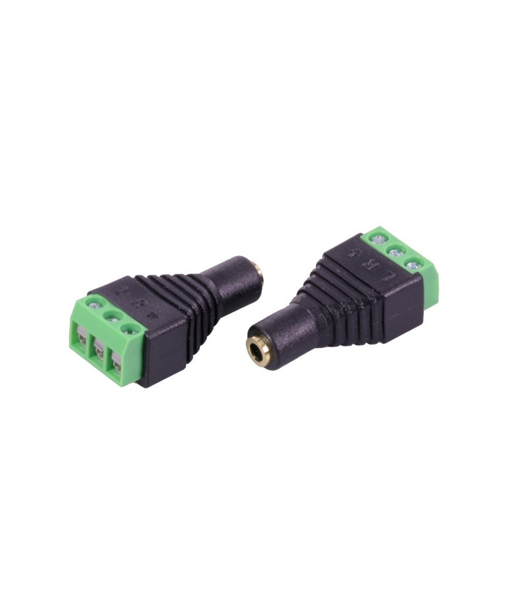 Conector de Audio 3.5mm a Terminal con 3 Tornillos
