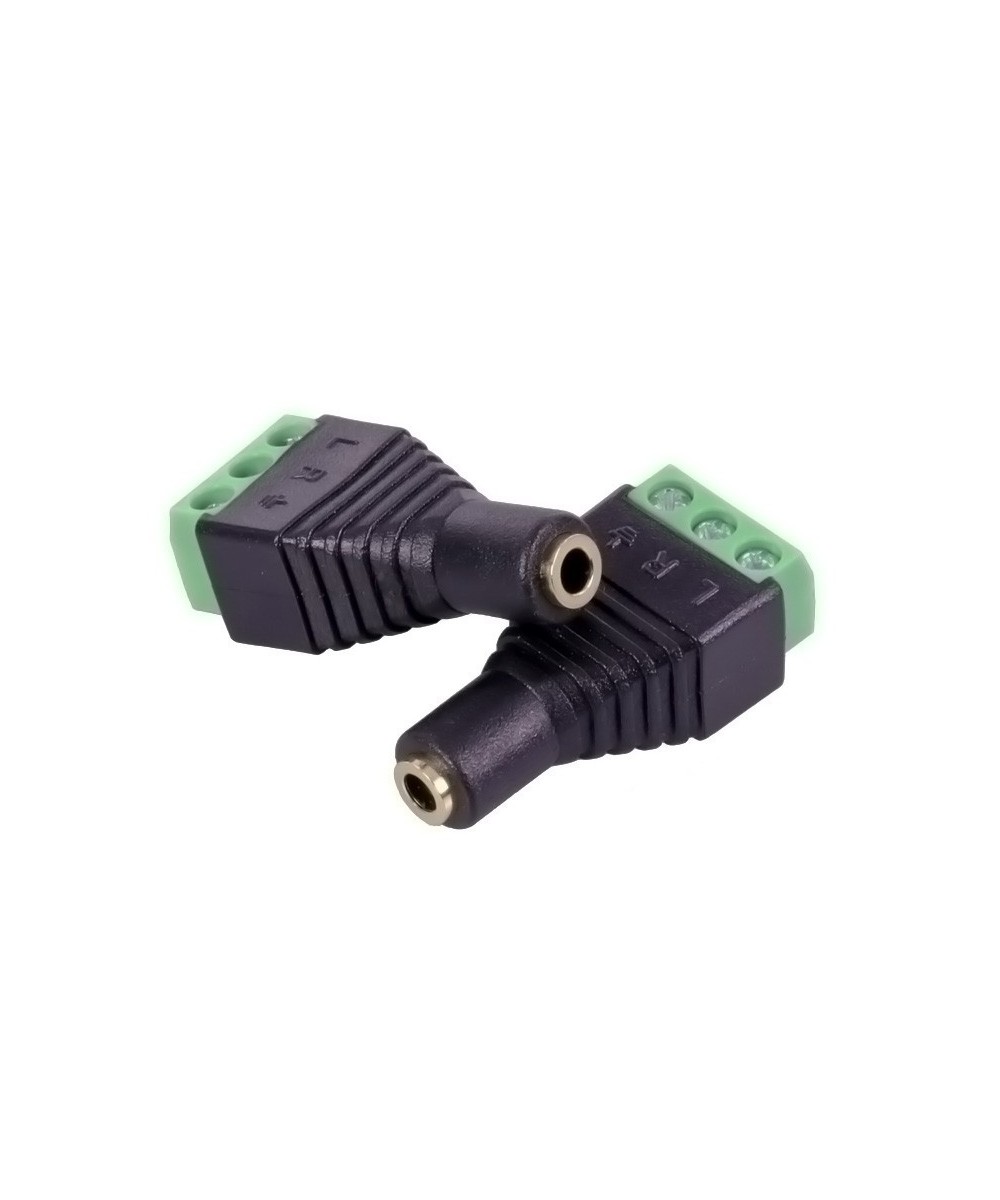 Conector de Audio 3.5mm a Terminal con 3 Tornillos