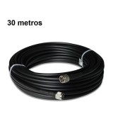Cable RG8 con Conector RF Tipo N Macho 30M