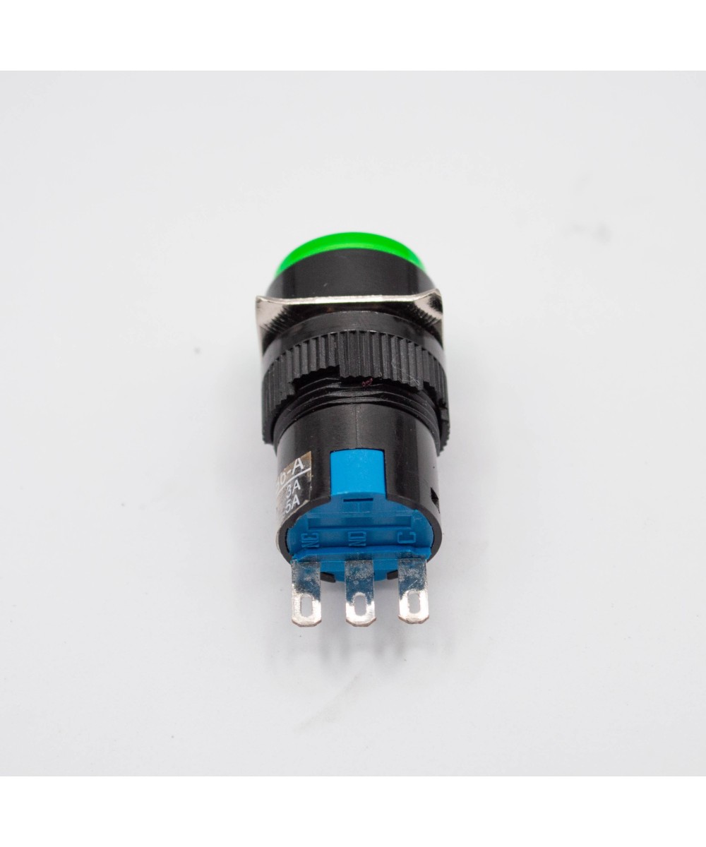 Interruptor Push Button P16 NC/NO 16mm 3 Pines