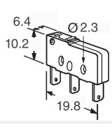 Micro interruptor de fin de carrera SS-5GL