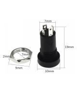 Jack de audio 3.5mm para PCB estereo