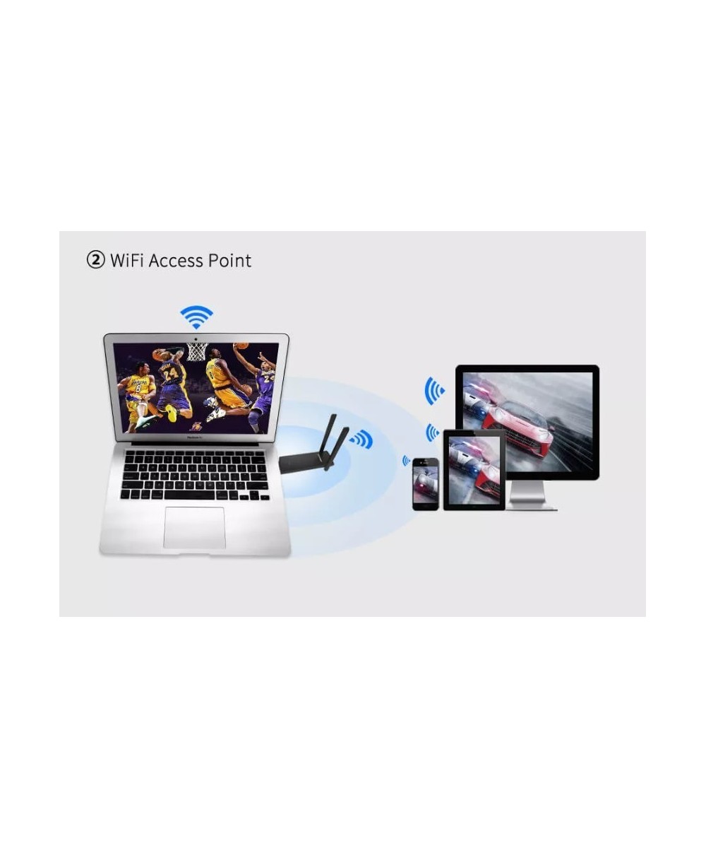 Antena USB 3.0 inalambrica COMFAST CF-926AC V2 1200Mbps 2.4GHz / 5.8GHz dual band