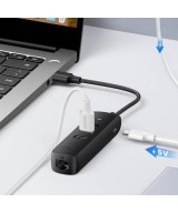 ADAPTADOR HUB DE USB A USB 2.0 Y RJ45 10/100M UGREEN