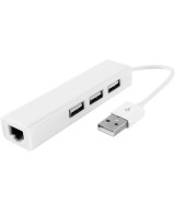 Adaptador de RED y HUB USB 2.0 a RJ45 10/100M