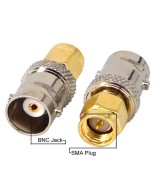Conectores BNC hembra a SMA macho 2 piezas