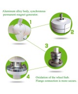 Generador de viento 400W 12V  Aerogenerador