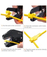 Conector con Terminal de Crimpado para Cable (2 Pares)