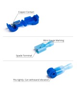 Conector con Terminal de Crimpado para Cable (2 Pares)