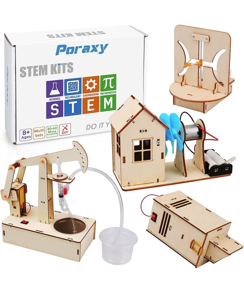 Proyectos de Experimentos de Ciencia STEM 4 en 1 (Kit)