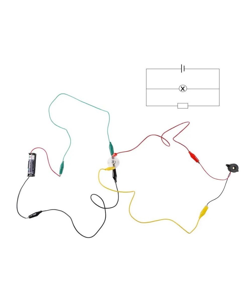 Kit de motor de circuito electrico, experimento cientifico, kit educativo