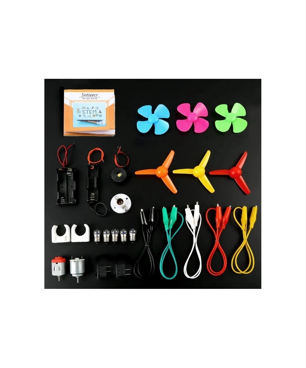 Kit de motor de circuito electrico, experimento cientifico, kit educativo