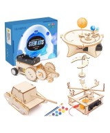 Kit de experimentos de ciencia, bricolaje, con herramienta de pintura de 12 colores (5 KITS)