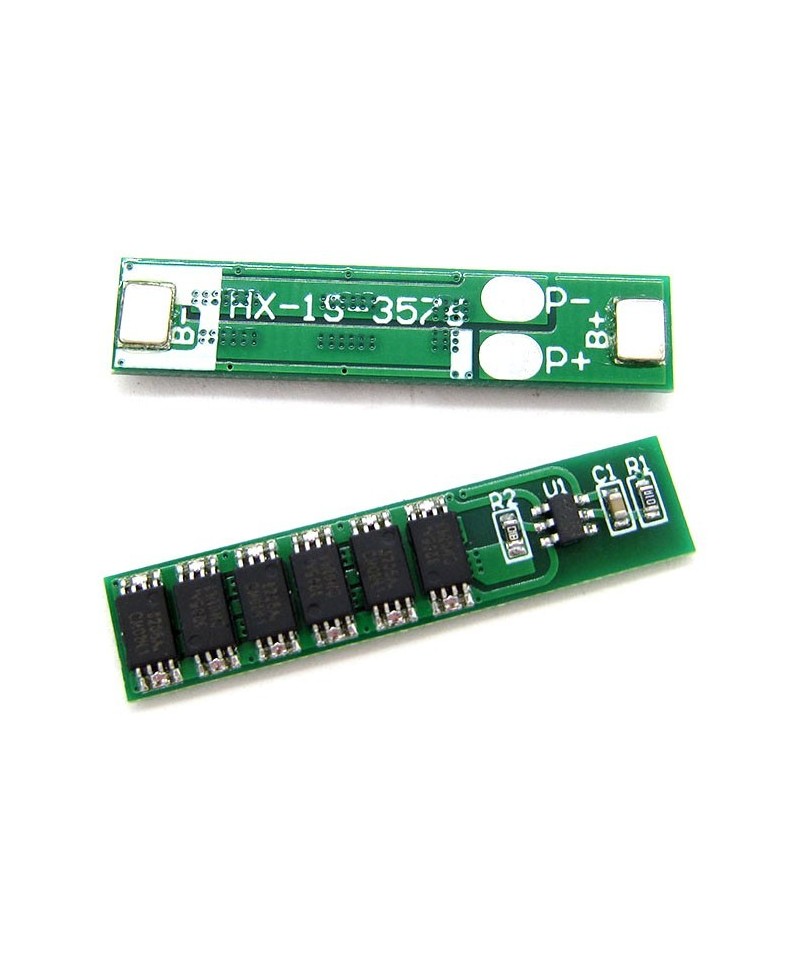 Modulo de Proteccion y Carga BMS para Baterias de Litio 18650 12A HX-1S-3576