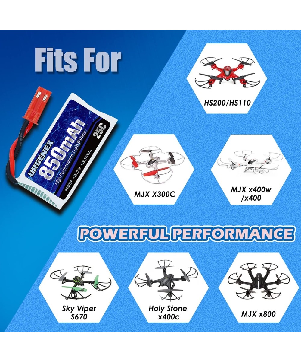 Bateria Recargable 3.7V URGENEX 380mAh / 850mAh tipo LiPo