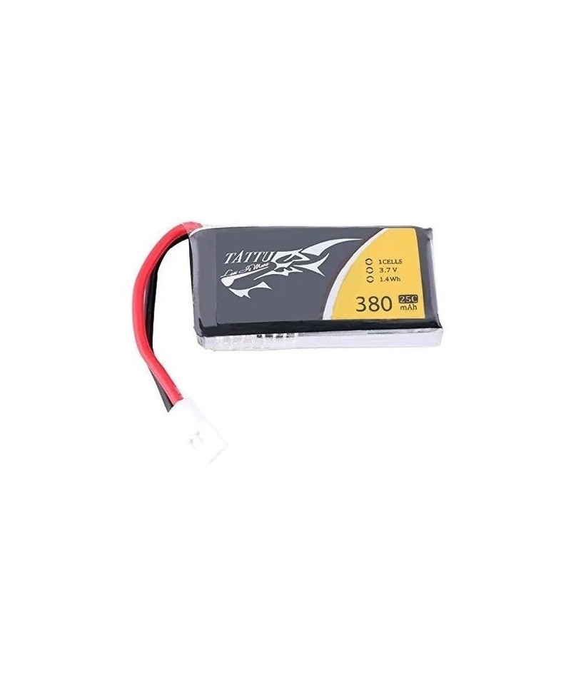 Bateria Recargable tipo LiPo 3.7V 380mAH conector JST 25C