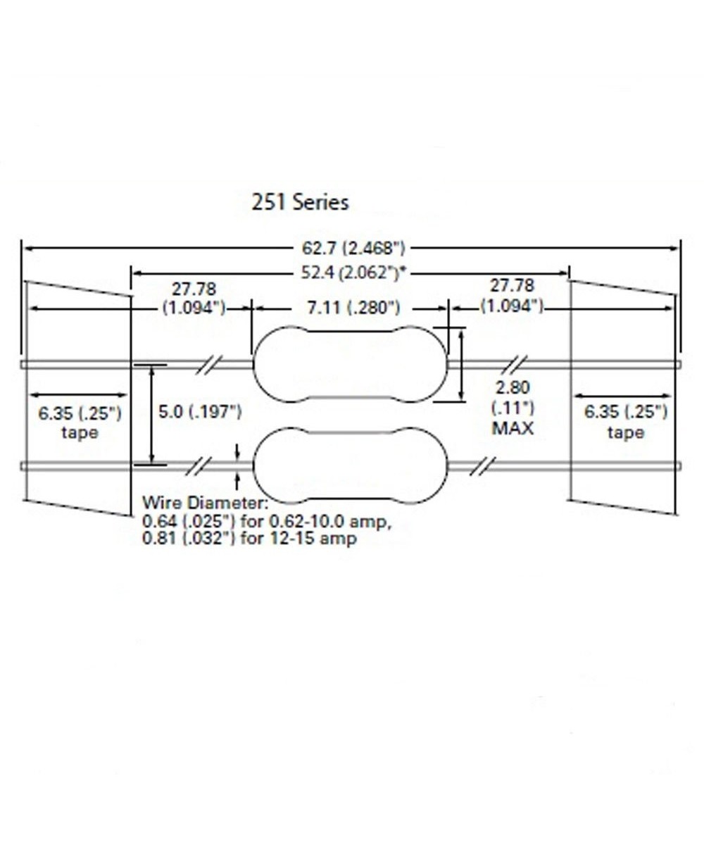 Fusible Very Fast-Acting 1.5A 125V para PCB