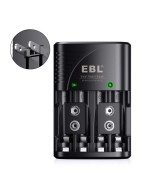 Cargador de Baterias AA/AAA/9V EBL-802