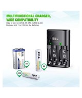 Cargador de Baterias AA/AAA/9V EBL-802
