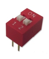 Mini Interruptor de 2/4/6/8/10/12 Posiciones 2.54mm (DIP Switch)