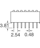Mini Interruptor de 2/4/6/8/10/12 Posiciones 2.54mm (DIP Switch)