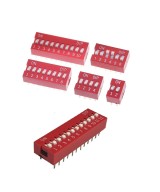 Mini Interruptor de 2/4/6/8/10/12 Posiciones 2.54mm (DIP Switch)