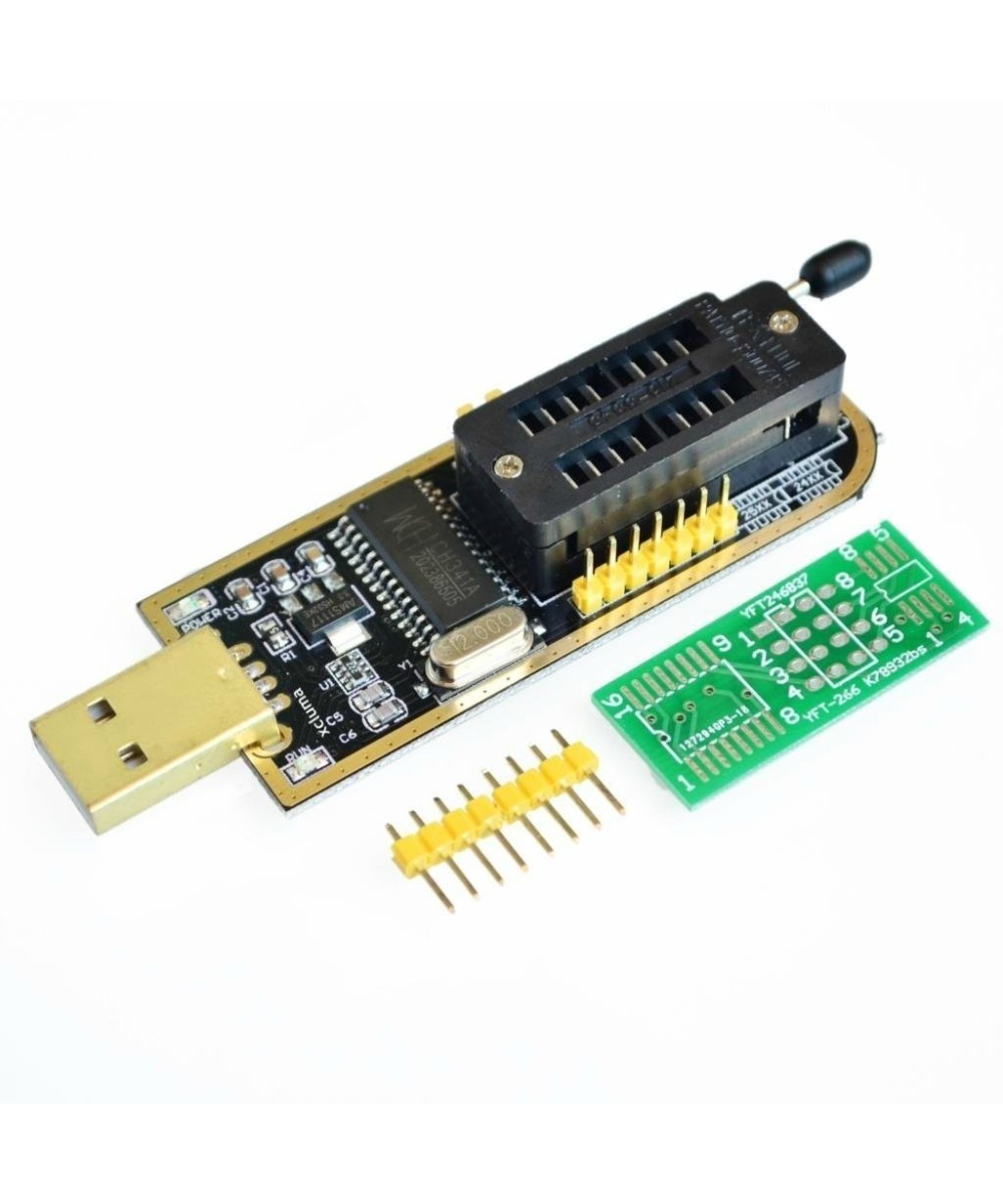 Programador USB CH341 con Base1.8v SPI Flash Sop8 Dip8 W25