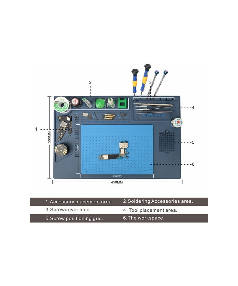 Tapete Antiestatico 45x30cm Baku BA-695