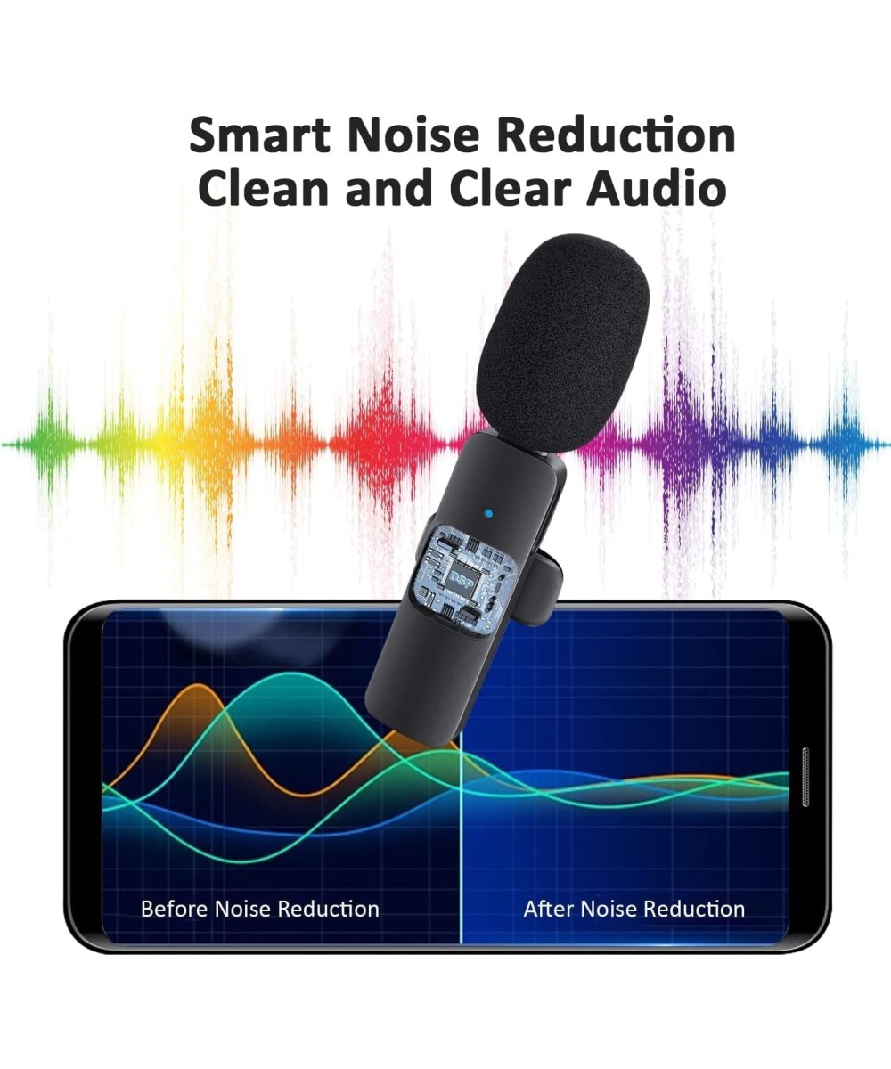 Microfono Lavalier Inalambrico para Celular Tipo USB-C / LIGHTNING