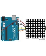 Modulo Matriz LED 8x8 MAX7219 Compatible con Arduino