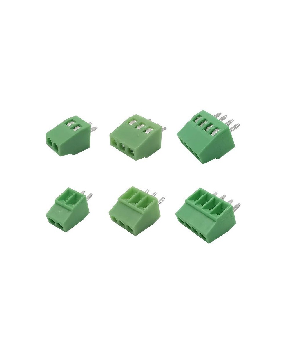 Terminal/Conector Tipo Bloque 2.54mm 2/3/4 Pines (4 Unidades)