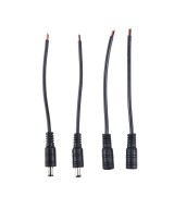 Conector Pigtail de conexion DC2.1 5.5x2.5mm Hembra / Macho