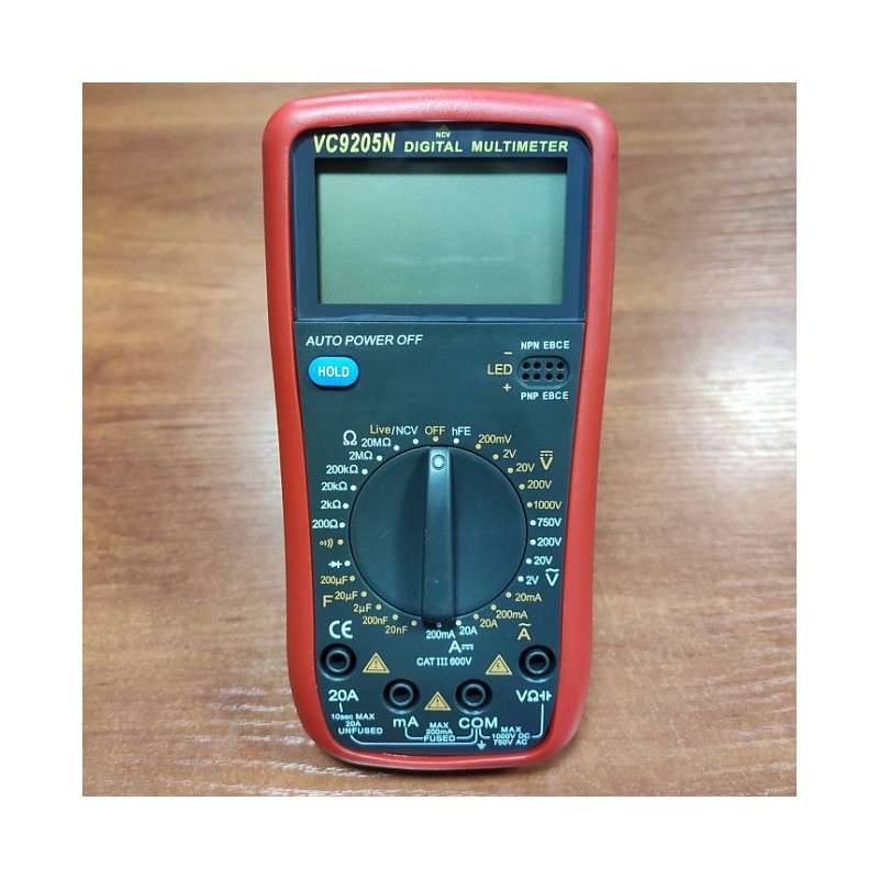 Multimetro Digital SDKY VC9205N Tipo Sin Bateria