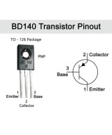 Transistor BD140 80V 1.5A PNP (SOT-32)