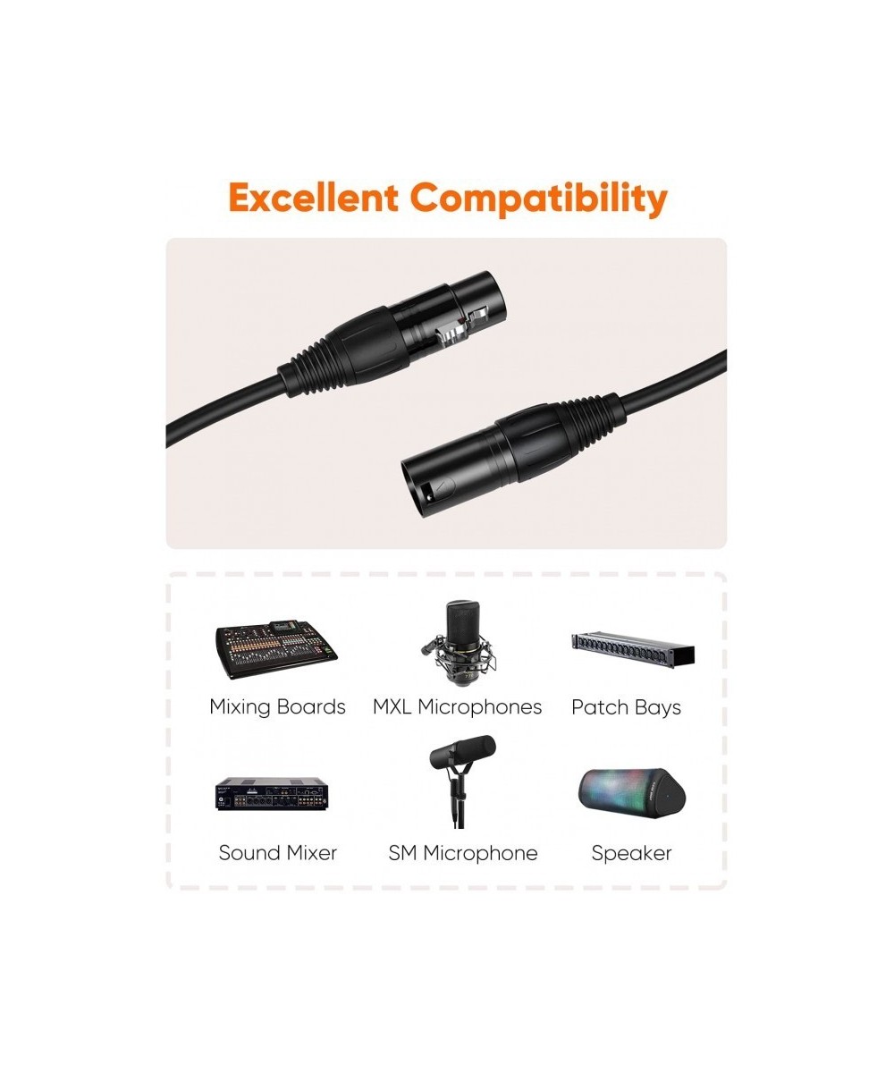 Cable XLR Hembra-Macho 3FT / 1M