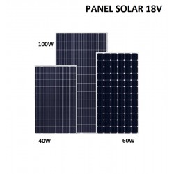 Panel Solar 18V 40/60/100W