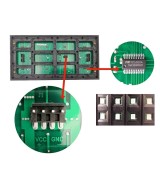 Panel LED P10 32x16 con Controlador HD-W00 Wifi