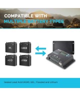 Controlador de Carga Solar 10A 12/24V